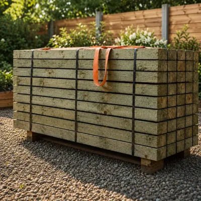 Sleeper Green Treated 2400x200x100mm