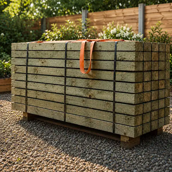 Sleeper Green Treated 2400x200x100mm